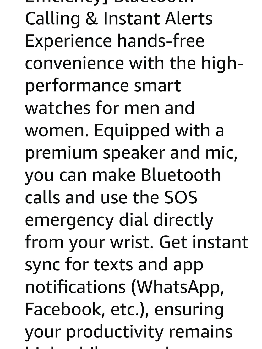 Active Lifestyle Smartwatch By Sanorum In Black